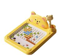 Tablero De Actividades Magnético - Tableta De Dibujo Para Niños Con Herramienta De Bolígrafo, Superficie De Juego Educativa De Larga Duración | Juguete De Interacción Entre Padres E Hijos Para Edades