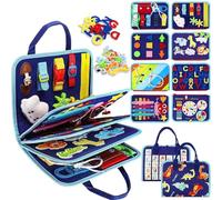 Tablero de actividades Montessori Tibatoes, tablero de juego Montessori Tibatoes for niños pequeños, ideal for viajes largos en coche y excursiones de verano, for niños y niñas. Sin pantallas, sin cri