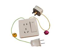 ＡＷＨＡＯ Tablero de Actividades para Niños con Enchufe Y Regleta Portátil para Viajes Y Desarrollo Temprano