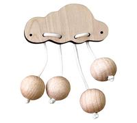 AWHAO Tablero de Actividades para Niños, Material de Bricolaje, Habilidad Básica, Juguete de Madera para Manualidades, Tablero de Actividades para Niños Y N, Nube