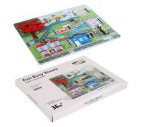 Tablero de Actividades Sensoriales - Juguetes de Aprendizaje Cerraduras Motricidad Fina | Tablero de Despertar Científico Juguetes de Viaje | Regalo para Niños Niñas Escuela Preescolar Viaje Casa