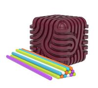 Tablero De Actividades Sensoriales,Tablero Sensorial De Cubo De Silicona | para Niños Mayores de 3 Años y Adultos Relajación Concentración Refuerzo para Hogar Escuela