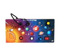 Tablero de Actividades Solar - Juego Educativo Solar con Controlador LED Interactivo - Desarrollo Psicomotor, Control remoto LED Portátil para Hogar, Coche, Escuela - y Adolescentes