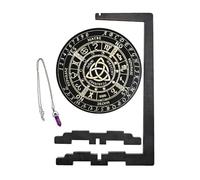 Tablero de adivinación con soporte - Soporte Expositor de Madera para Collares | Tablero de Espiritismo - para Adultos, Familia, Amantes de la Astrología, Decoración de Hogar, Meditación, Joyería Colg
