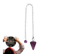 Tablero de adivinación de madera: 15 cm de diámetro, 0,3 cm de grosor, 30 g | Planchette de mensajes sobrenaturales, juego Ouija, accesorio de adivinación, decoración del altar de brujería, reunión de