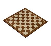 Tablero de ajedrez Caoba importación - con notación, Tamaño 5, Ideal para Aficionados y Clubes, Tablero de ajedrez para niños y Adultos, Tablero de ajedrez, Juego de Ajedrez de Madera