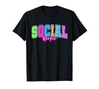 Tablero de ajedrez Colorido del Arco Iris del Trabajador Social para la Escuela Camiseta gráfica económica