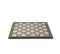 Tablero de ajedrez con diseño de nácar de 14 pulgadas