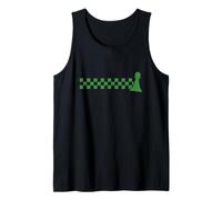 Tablero de ajedrez con peón Camiseta sin Mangas