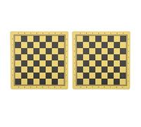 Tablero de ajedrez de de Dos Caras, Tablero de ajedrez de Doble propósito, Juego de Tablero de Backgammon para Juegos en Interiores y Exteriores, reuniones Familiares, 11,6x11,6