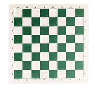 Tablero de ajedrez enrollable suave portátil Torneo de cuero duradero Mat de ajedrez plegable internacional fácil de usar
