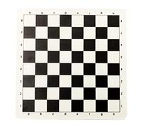 Tablero de ajedrez enrollable suave portátil Torneo de cuero duradero Mat de ajedrez plegable internacional fácil de usar