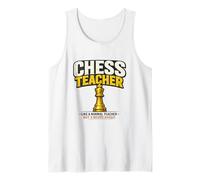Tablero de ajedrez estético Divertido Amante del ajedrez Jaque Mate Humor Camiseta sin Mangas