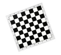 Tablero de ajedrez plano internacional de piel sintética plegable para viajes, para fiestas infantiles, familia, Activi