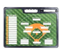 Tablero de alineación de béisbol magnético, Tarjetas de alineación de béisbol Colgante de Doble Cara con Pegatinas magnéticas y bolígrafos y Borrador, Refugio