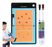 Tablero de alineación de voleibol, Portapapeles de entrenadores de voleibol, Portapapeles magnético de borrado en seco para entrenamiento de voleibol, Pizarra portát de borrado en de voleibol c