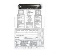 Tablero de aluminio compacto de la rodilla del piloto con la gestión segura de datos del vuelo de la banda elástica (IFR)