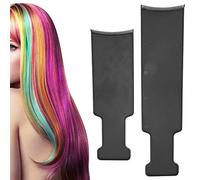 Tablero de Aluminio para Resaltar Cooboard Tablero de Balayage con Dientes Herramientas para Resaltar el Cabello Kit de Tinte para el Cabello Tablero de Color Tablero de Balayage