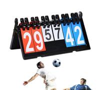 Tablero de anuncios de escritorio - Tablero de anuncios para tableta deportiva - Conservador de puntuación de baloncesto Waterefiel & Windproof | Seguimiento de juego sin costuras, contador de