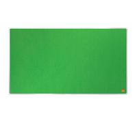 Tablero De Anuncios De Fieltro De Formato Panorámico Nobo Impression Pro De 710X400 Mm Verde