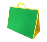Tablero De Aprendizaje De Fieltro, Soporte Reversible De Doble Cara De 42x32x1,5 Cm | Material Didáctico Para La Narración Preescolar Y La Educación En El Hogar, Ofrece Una Pantalla De Mesa Portátil P
