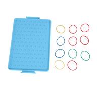 Tablero de aprendizaje de geometría Geoboard educativo Juguete práctico de aprendizaje Ayuda para la enseñanza de matemáticas para niños en edad preescolar Estudiantes Herramienta de enseñanza de