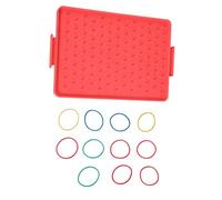Tablero de aprendizaje de geometría Geoboard educativo Juguete práctico de aprendizaje Ayuda para la enseñanza de matemáticas para niños en edad preescolar Estudiantes Herramienta de enseñanza de