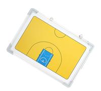 Tablero de Baloncesto para Colgar de Aleación de Aluminio, Entrenador | Superficie Reutilizable de Borrado Rápido, Anillo Triangular, Incluye Borrador, Rotulador y Kit de Pegatinas