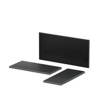 Tablero de baquelita eléctrica negra con aislamiento de resina fenólica, espesor de 1 mm a 20 mm.(100x100x3mm 5Pcs)