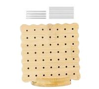 Tablero De bloqueoDe Ganchillo - Tablero De Clavijas Cuadrado Con 10 Pines | Herramienta De Elaboración De Para Tejer Granny Squares | Juego De Tableros De bloqueo| Kit De bloqueoDuradero