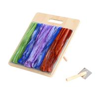 Tablero de cardado de mezcla de fibra - Cardador manual ajustable para principiantes y usuarios avanzados | Fácil de usar | Mezcla de lana y fibra, tejido, fieltro, herramienta textil.