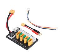 Tablero de Carga 3S/4S XT60 20A Ciclo de Ciclo Pantalla de Voltaje Paralelo para la mayoría de los Cargadores de saldo del Conector de plátano