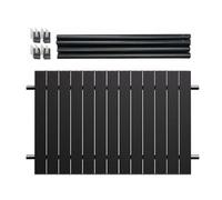 Tablero de carros de jardín, accesorio de mesa de campamento - Tablero de carro de jardín de metal - Dominio pesado, 29.5x21.6 pulgadas, herramienta de mochilero, suministros de picnic portátiles para