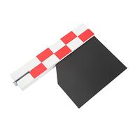 Tablero de Claqueta de Director de Cine, Tablero de Densidad, Tablilla de Escena de Película para Accesorios Fotográficos (Rojo)