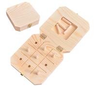 Tablero De Clavijas De Madera Con 9 Agujeros | Tablero Entrenamiento Manual En Madera,Tablero De 9 Clavijas Para Pruebas Fisicas Que Mejora La Coordinacion Visomotriz Y