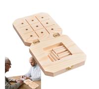 Tablero De Clavijas De Madera Para Ejercitar La Digital | Tablero De Entrenamiento Manual En Madera | Tablero De 9 Clavijas Para Pruebas Fisicas Que Mejora La Coordinacion Visomotriz Y