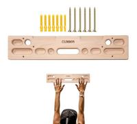 Tablero de colgantes de madera: empuñadura de escalada de roca, entrenador portátil de dedo | Marco de pared de madera para el montaje de puertas, estación de entrenamiento para la fuerza de los dedos