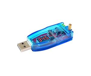 Tablero de combinación de energía del dispositivo con entrada USB, perilla ajustable, pantalla digital para proyectos de servicio de aprendizaje Convertidor de módulo regulador de voltaje USB Tablero