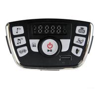 Tablero de control de coche eléctrico para niños, paquete de 1, reproducción de música, selección de modo de control de volumen de audio inalámbrico USB, para entretenimiento de niños durante los