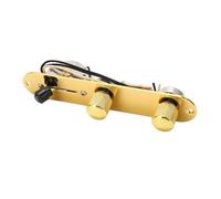 Tablero de Control de Guitarra Precableado con Perillas de Velocidad de Interruptor de 3 Vías, 2 Perillas de Potenciómetro para un Control Tonal Preciso, para Guitarras