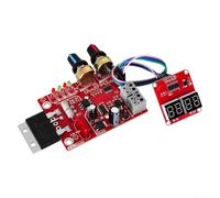 Tablero de control de soldadura por puntos AC 9-12V, NY-D01 40A 100A Panel de control de máquina de soldadura para batería DIY Controlador de soldadura por puntos con pantalla (100A)