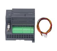 Tablero de control programable, DC24V 8 entradas 6 salidas Relé 2 canales 60K Conteo de alta velocidad Reloj incorporado para GX Developer Automatización industrial