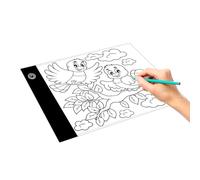 Tablero de Copia LED de Rastreo, Kit de Libro Plegable de Rastreo Tablero de Luz LED A6 Artcraft Almohadilla de Luz de Rastreo LED Caja de Luz de Rastreo con Cable USB para