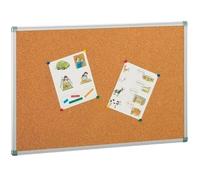 Tablero de Corcho Faibo Aluminio (90 x 120 cm)