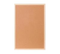 Tablero de corcho, Marco de madera pino, 10 chinchetas, tablero mensajes, presentación, notas(20 * 30cm)