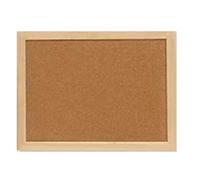 Tablero De Corcho Natural Con Marco Madera Pino, Tablón Anuncios Señalizadores Y Kit Montaje(30 * 40cm)