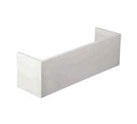 Tablero de cornisa resistente de 9 pies con riel principal, ideal para cortinas y persianas, diseño duradero para decoración del hogar, fácil instalación, elegante solución de tratamiento de ventanas