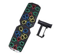 Tablero de desafío push-up, tabla de ejercicios Pushup | Equipo profesional plegable sin ejercicios, equipo de entrenamiento de acondicionamiento de fuerza, tarjetas de ejercicio de músculos