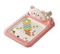 Tablero de dibujo de puntos magnéticos ABS - Juguete de seguimiento de aprendizaje temprano para niños 2-5, entrenamiento de control de pluma regalo educativo preescolar para niños niñas