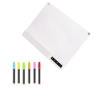 Tablero de dibujo iluminado recargable para niños Incluye 7 marcadores de colores Panel de arte brillante Construcción acrílica resistente Ideal para luz nocturna y juegos creativos Tablero de dibujo